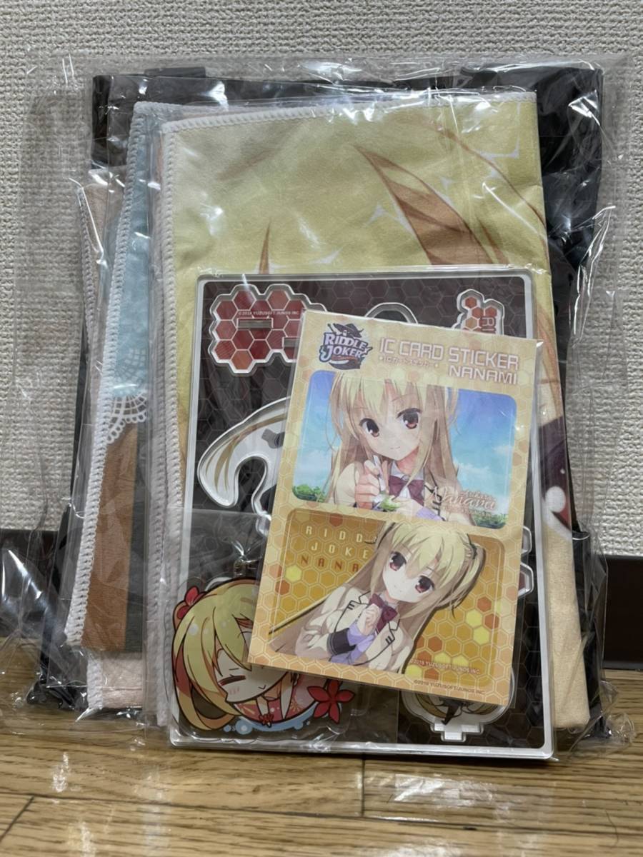 C106 ゆずソフト 七海セットver.3 RIDDLE JOKER タオル無し C106 ゆずソフト 七海セットver.3 RIDDLE JOKER タオル無し C106