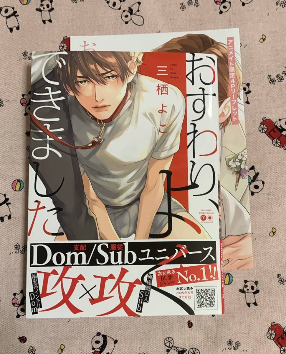 公式オンライン おすわり よくできました アニメイト マンガ リーフレット 三栖よこ 特典 84eca542 通販直営 Www Cfscr Com