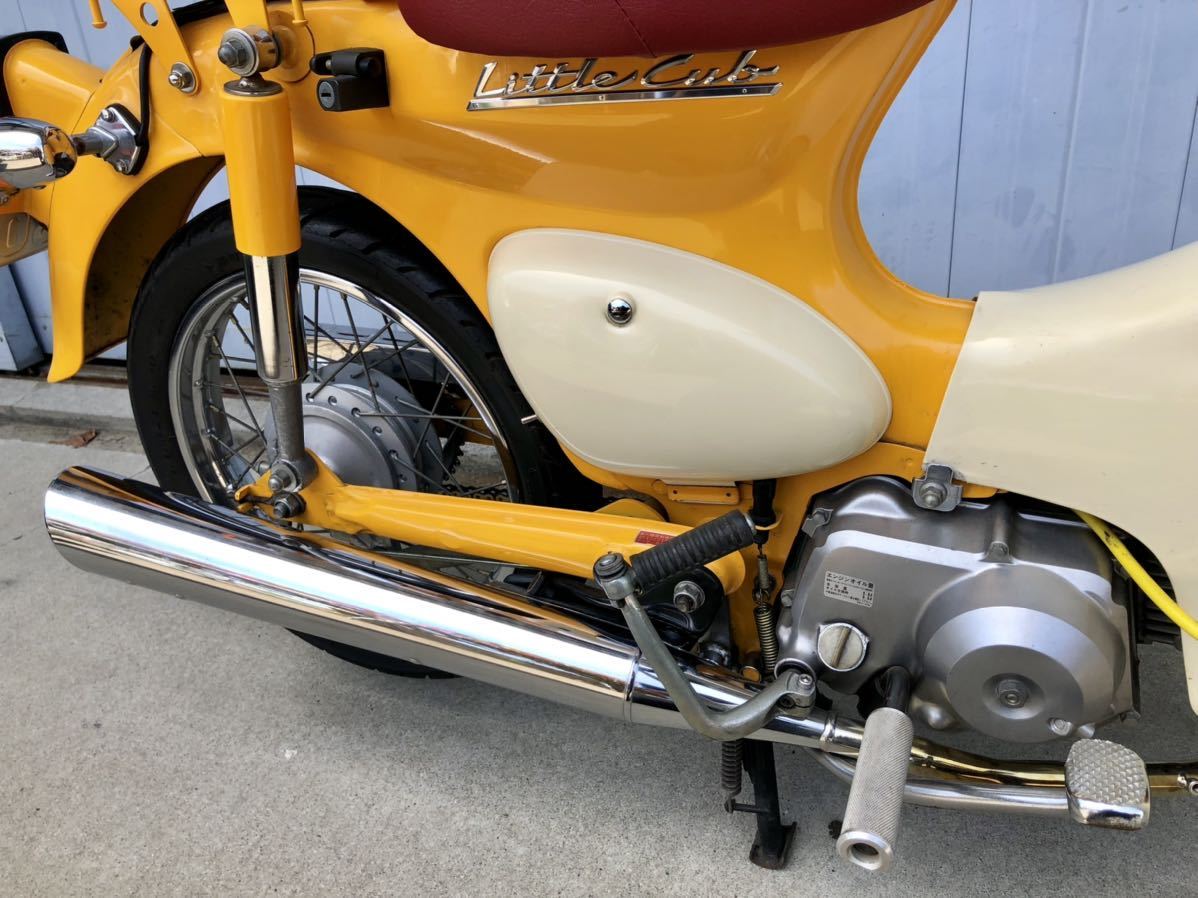 ☆ホンダ☆リトルカブ☆カスタム車☆4速 セル付き ディスクブレーキ