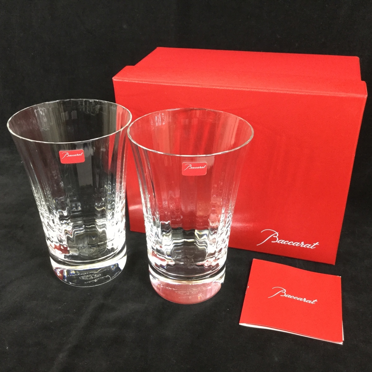 Baccarat】 バカラ ミルニュイ ハイボール ペア グラスセット 2客 