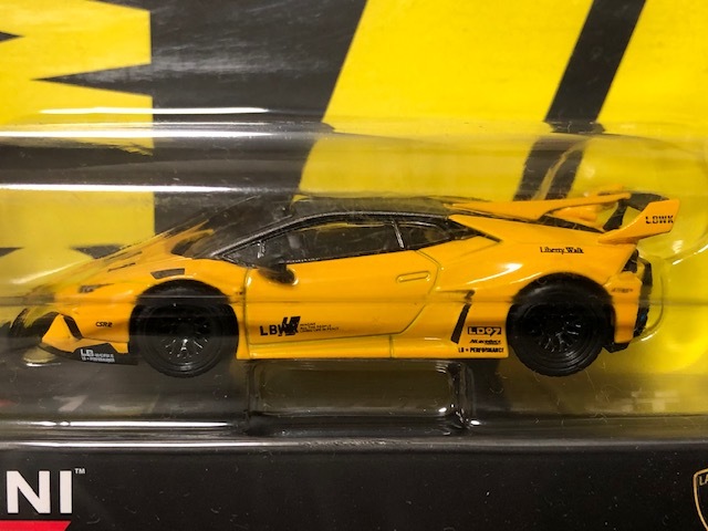 新品】MINI-GT 1/64 LB☆WORKS Lamborghini Huracn GT Giallo
