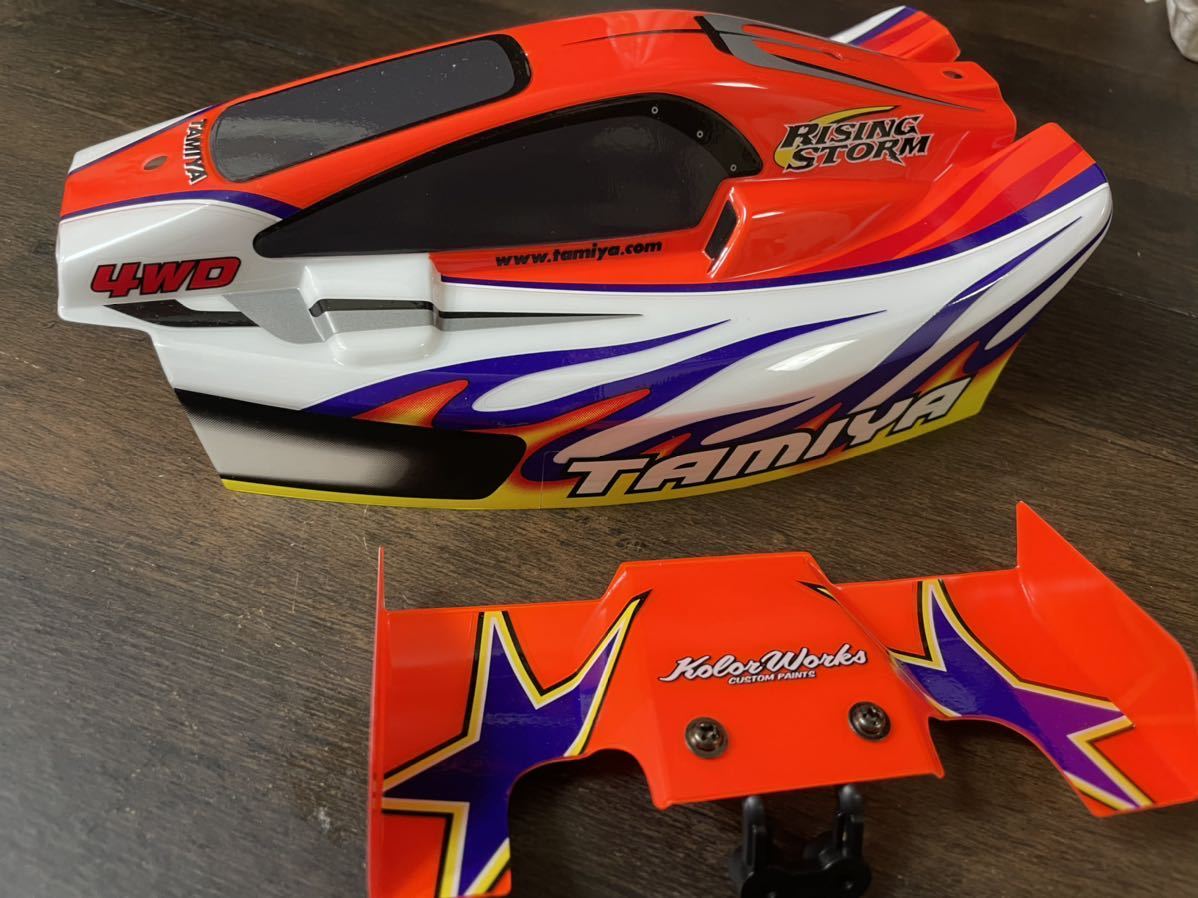 新品 タミヤ Tamiya Df 02 ライジングストーム 新品未使用 完成品スペアボディ 送料込み Xb品 バギー オフロード ラジコン Dt 02 塗装済 の落札情報詳細 ヤフオク落札価格情報 オークフリー スマートフォン版