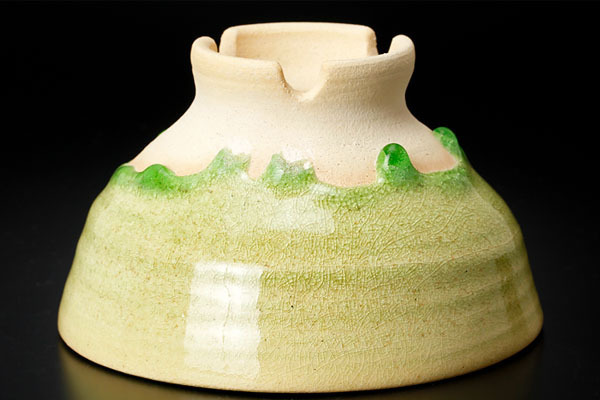 古美味】日吉窯 加藤丈佳造 緑茶碗 茶道具 保証品 ErX1の落札情報詳細