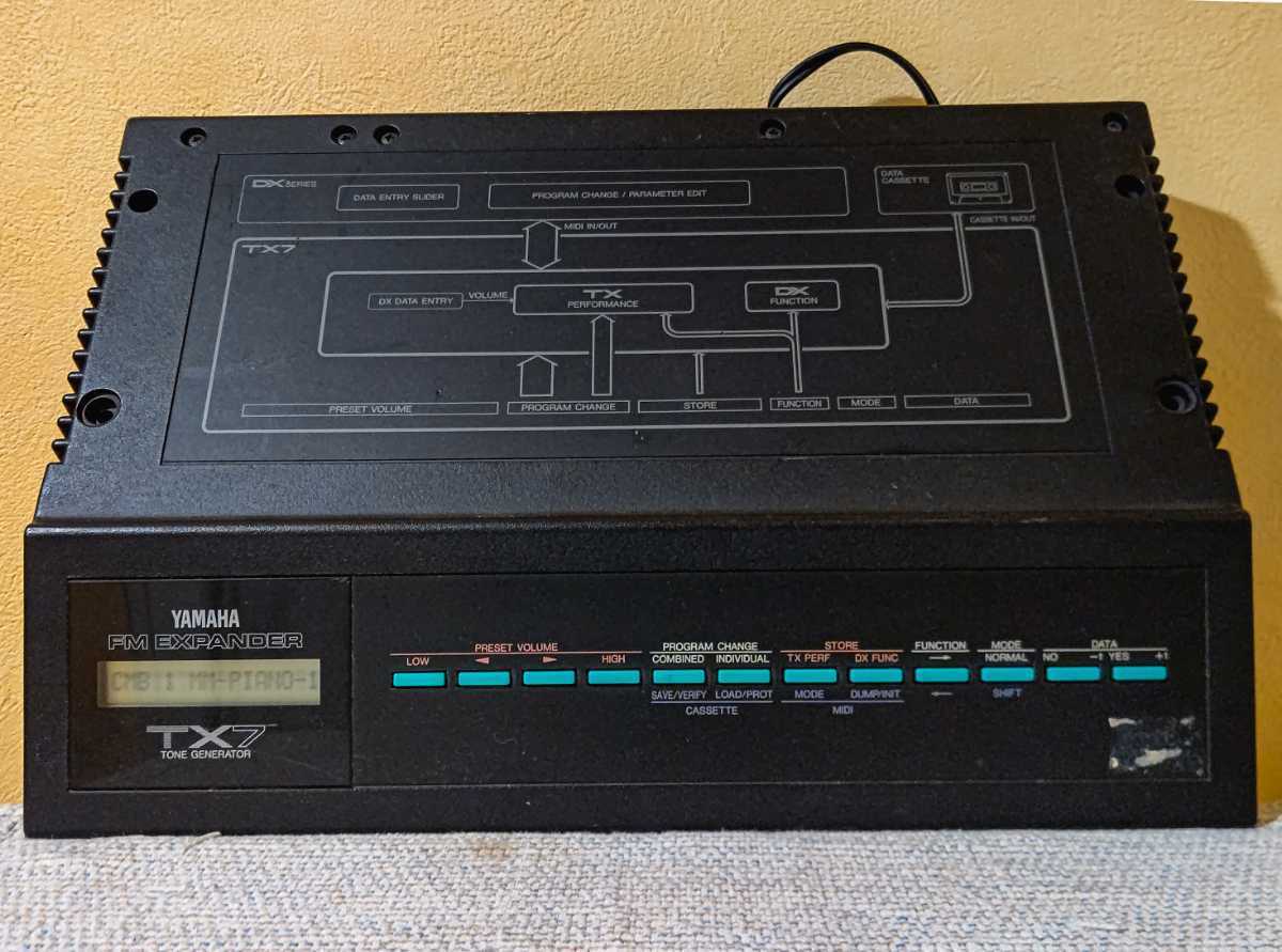 A6748_7】YAMAHA TX7 音源モジュール （YAMAHA TX7 （DX7 音源