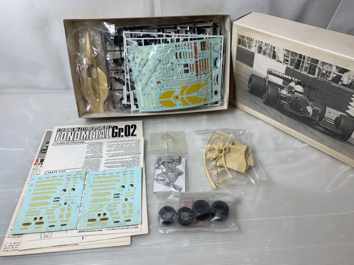 限定品 未組立 Be-J 1/24 FONDMETAL Gr.02 F1 フォンドメタル レジン