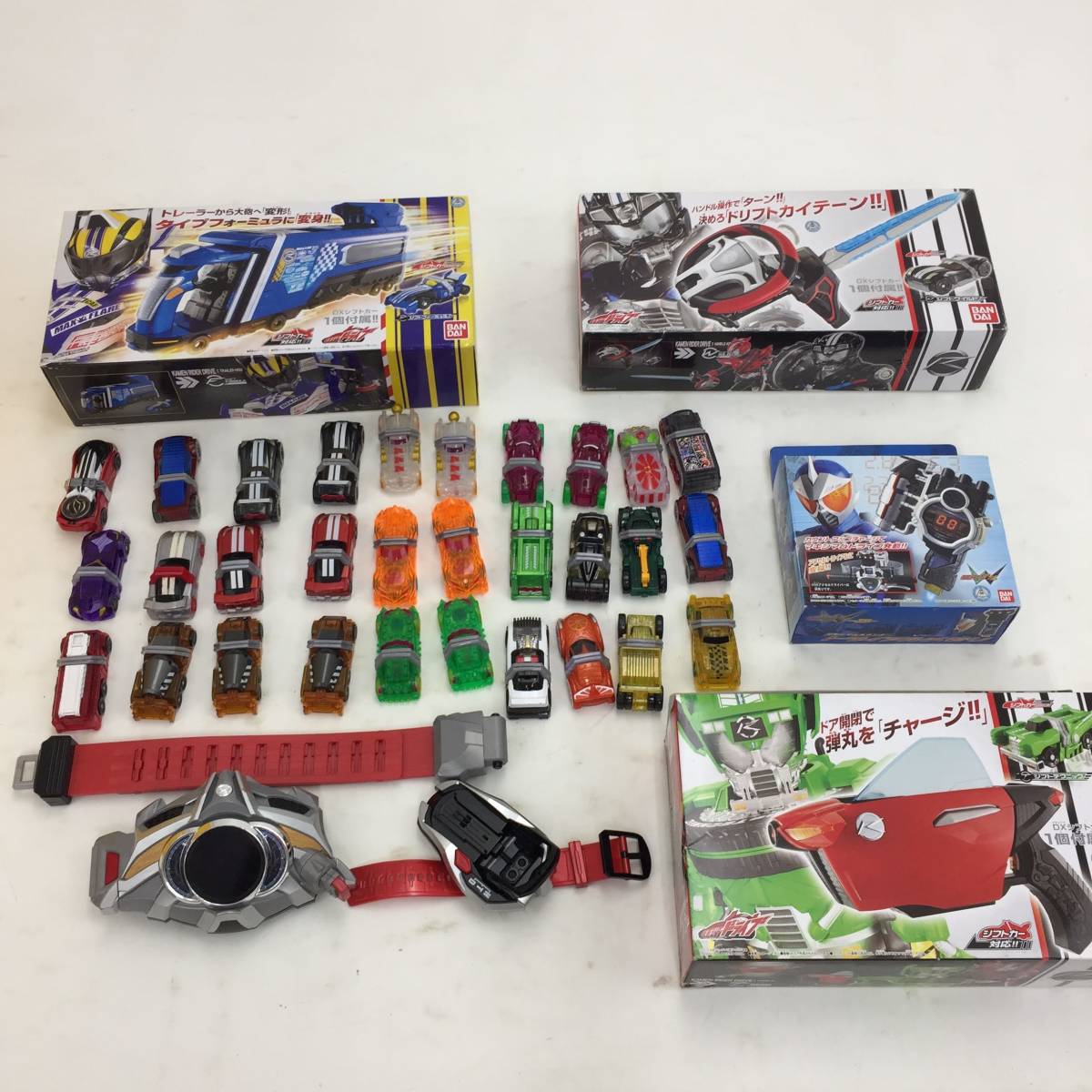 仮面ライダードライブ おもちゃ まとめ売り 戦隊 ヒーロー ハンドル剣 トレーラー砲 シフトフォーミュラ ドア銃 変身ベルト 他 中古品 の落札情報詳細 ヤフオク落札価格情報 オークフリー スマートフォン版