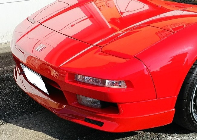 新品】NSX フロントスポイラー NA1．NA2（リトラ車純正パンパー用）の 