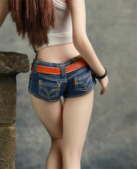 新品 1 6 女性フィギュア ジーンズ デニム ショートパンツ ホットパンツ ベルト付き ファイセン Tbleague素体対応 の落札情報詳細 ヤフオク落札価格情報 オークフリー スマートフォン版