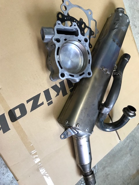 トライアル モンテッサ RTL チタンエキパイ チタンサイレンサー 力造