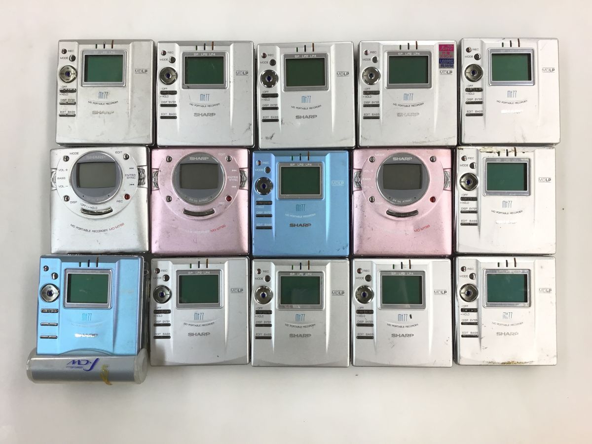 SHARP MD-MT66 ポータブルMDプレーヤー　ジャンク品 SHARP ポータブルMDプレーヤー MD-MT66 ジャンク品｜Yahoo