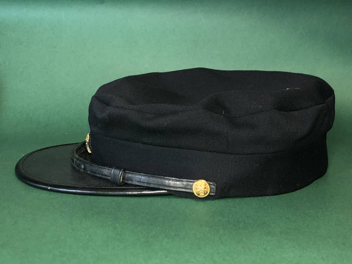 慶應義塾大学 学生帽（戦前?/頭囲56cm/島田帽子店/レトロ/JUNK）