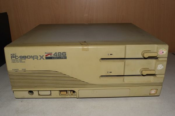 ☆NEC PC-9801DX2 煙い PC-98ゲーム最適 ジャンク
