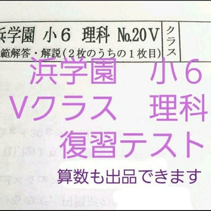 浜学園 小学校4年 算数 復習テスト Vクラス の落札情報詳細| ヤフオク 浜学園 小学校4年 算数 復習テスト Vクラス の落札情報詳細| ヤフオク