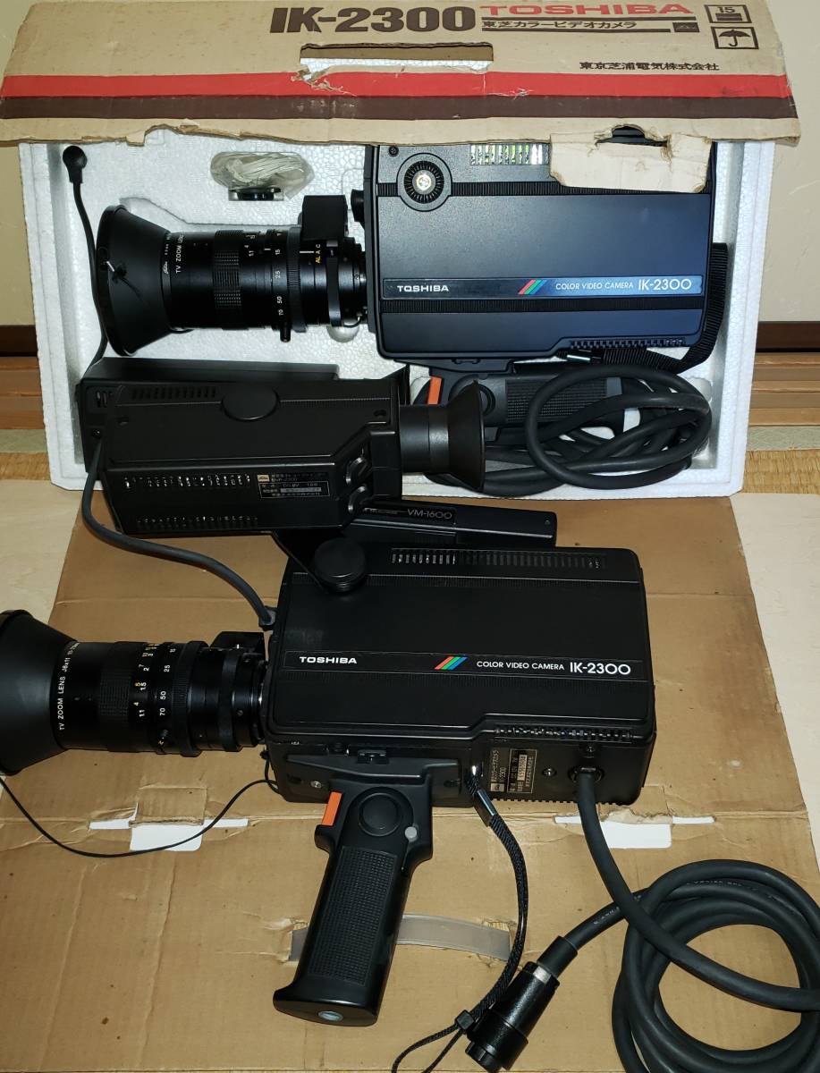 全体的に状態が悪い】ジャンク 撮像管 東芝 TOSHIBA ビデオカメラ IK