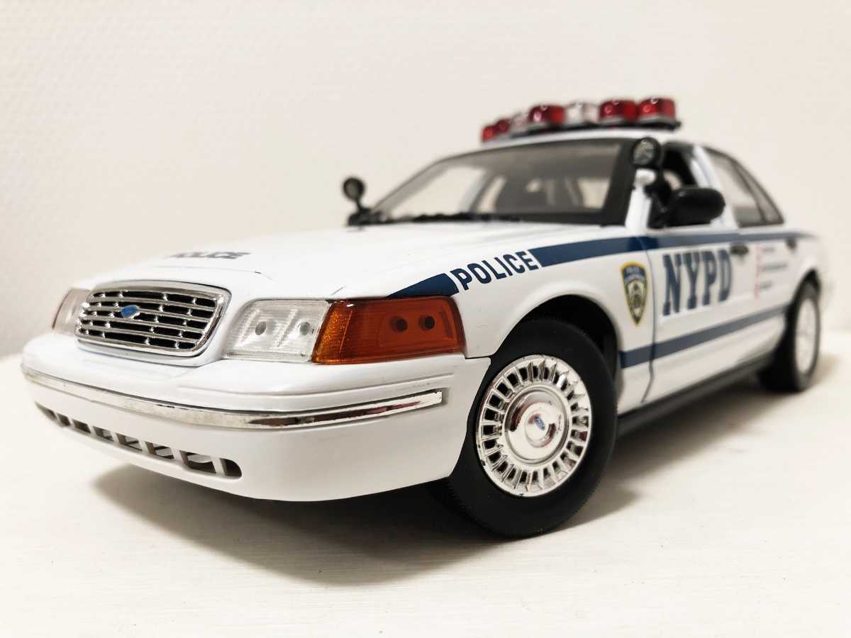 【未使用】MM/Fordフォード NewYorkニューヨーク Policeポリス Departmentデパートメント NYPD 1/18 絶版