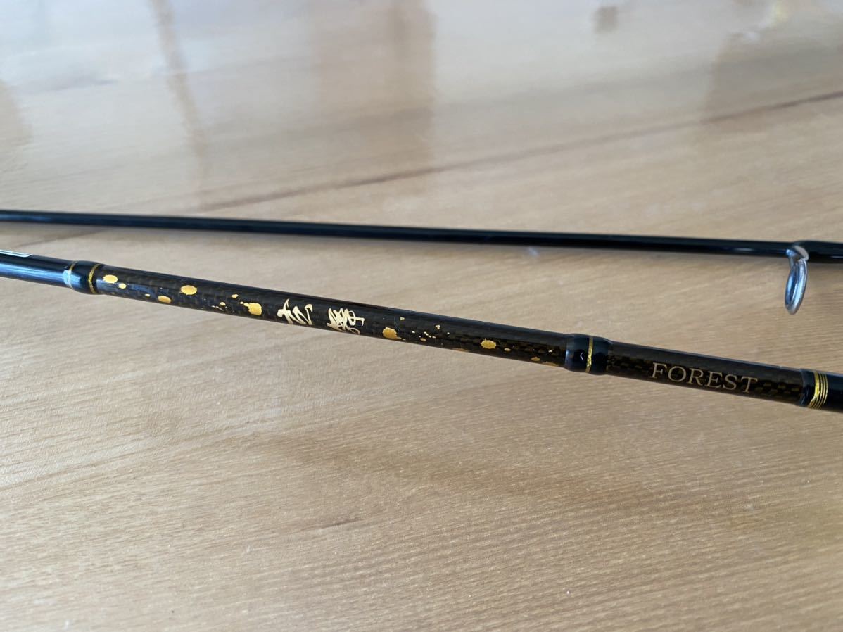 やや傷や汚れあり】フォレスト エリアロッド 玄舞 62UL 美品 エリア  