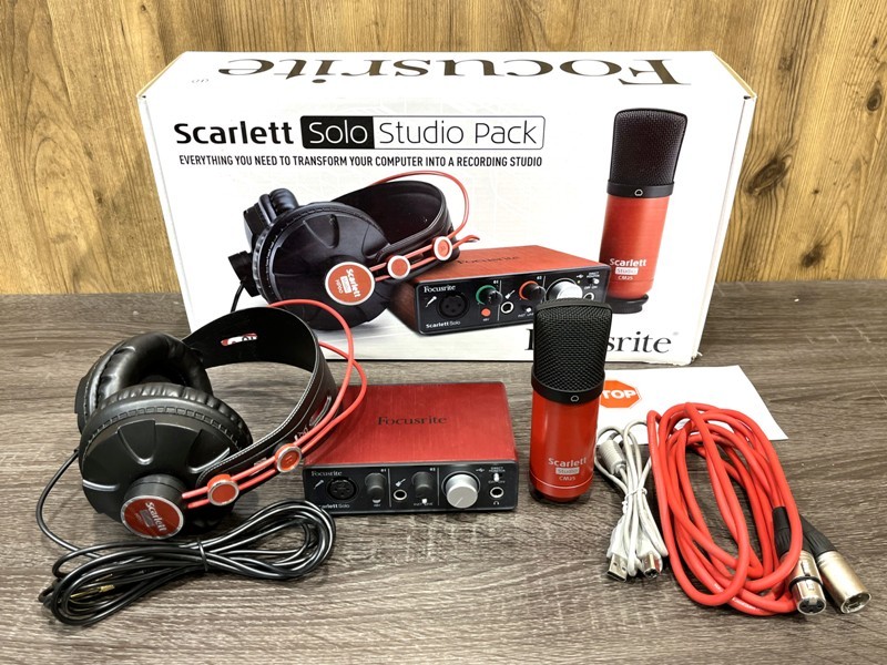 Focusrite Scarlett Solo Studio G3スタジオセット Focusrite Scarlett Solo Studio G3スタジオセット