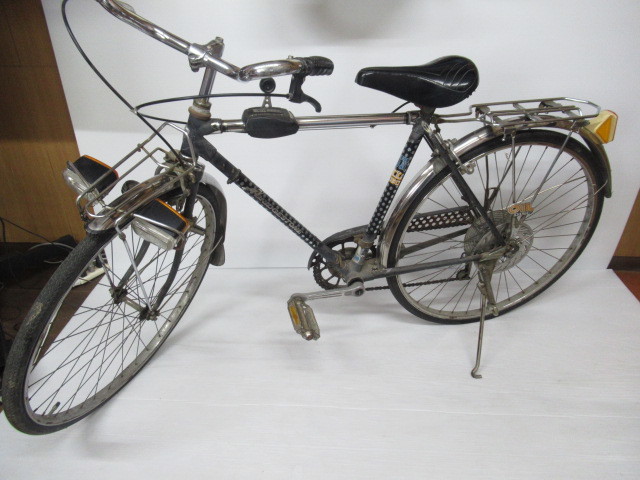 上品 昭和レトロ （昭和の ギヤM 実用車 宮田自転車 回転ベル
