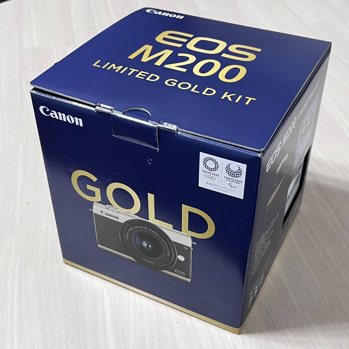 希少 EOS M200 LIMITED GOLD KIT+EMF22mm F2