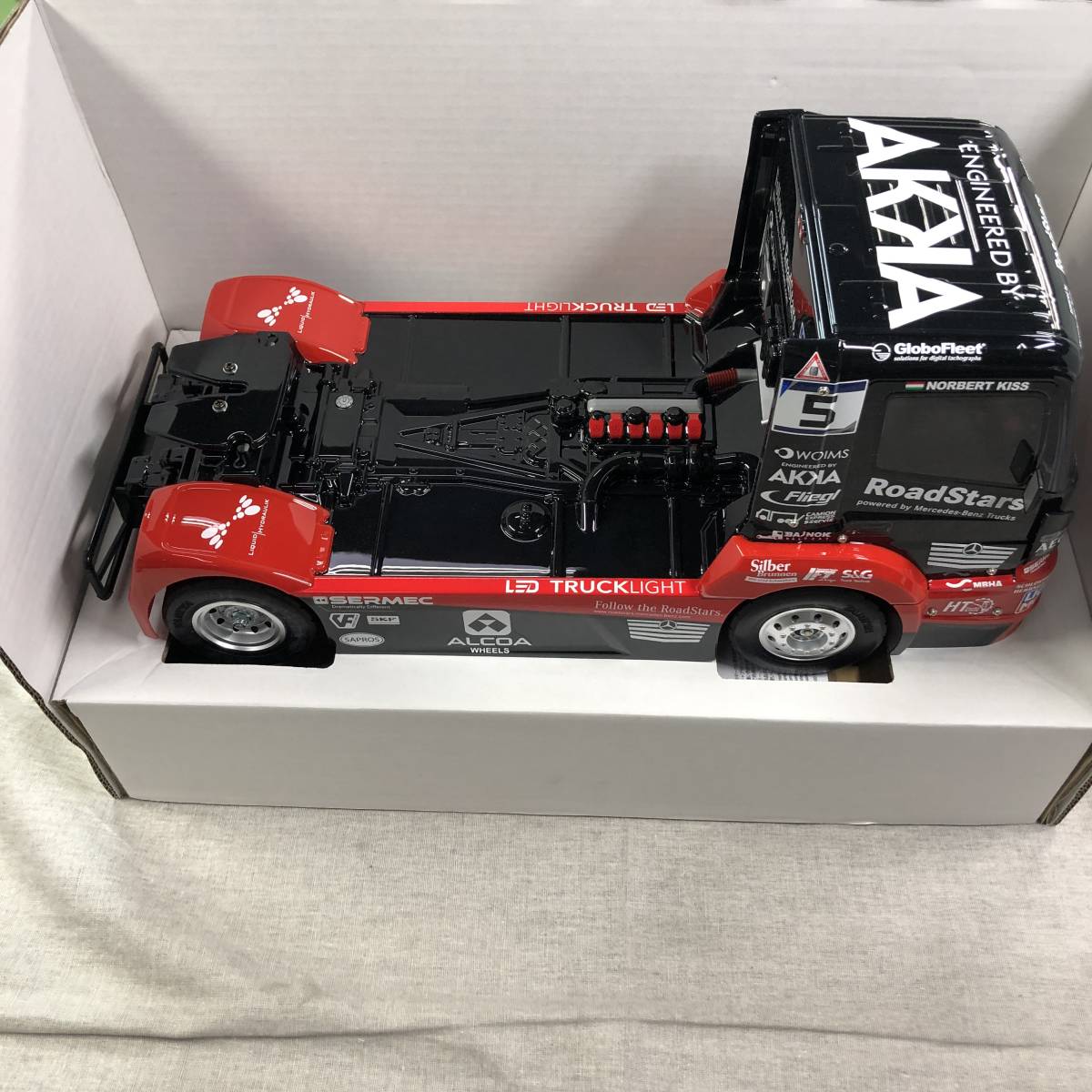 タミヤ ベンツ アクトロスXB完成品 塗装済 未開封 未使用】タミヤ 1/14