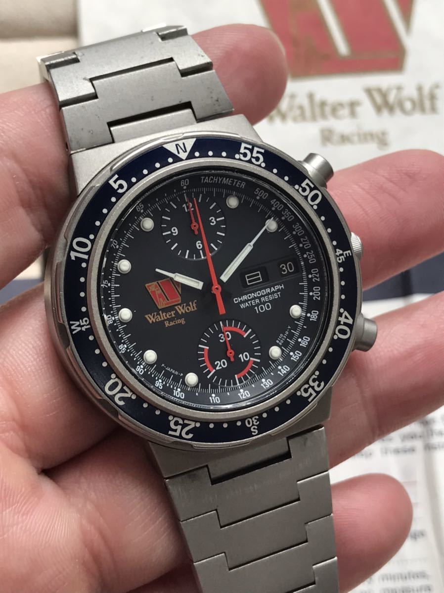 希少】Walter Wolf Racing 腕時計とケース