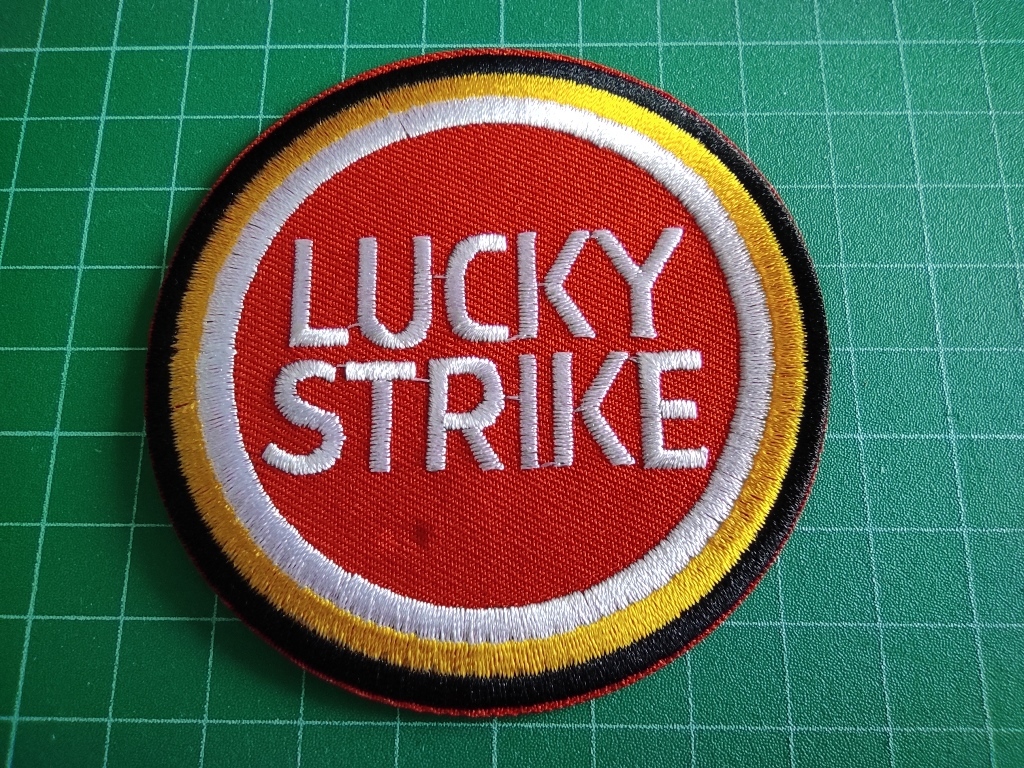 新品 レトロ ラッキーストライク ブラウン アメリカ パッチ バイク レース車関係 ロゴ パッチ ワッペン 新品 の落札情報詳細 ヤフオク落札価格情報 オークフリー スマートフォン版