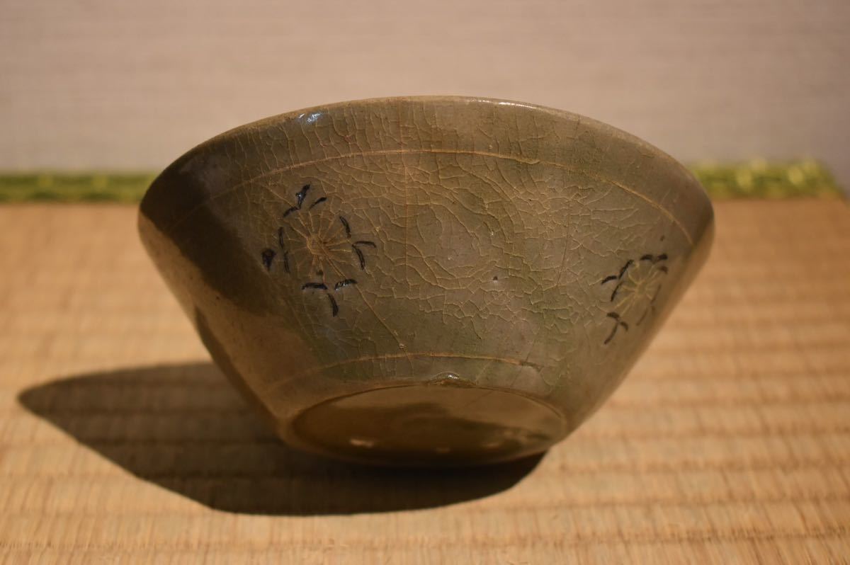 高麗青磁茶碗　骨董　古美術 骨董 高麗青磁茶碗