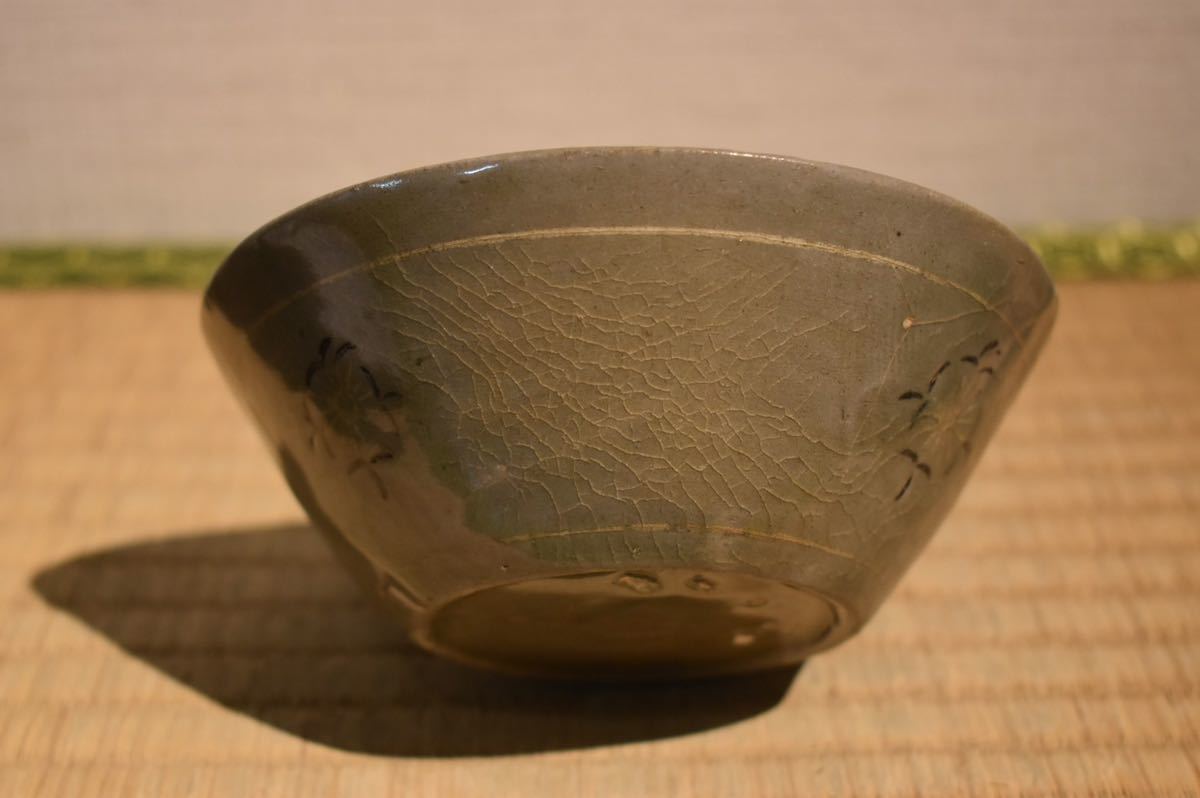 高麗青磁茶碗 李朝・高麗 朝鮮古陶磁 中国古玩 朝鮮美術 骨董品時代