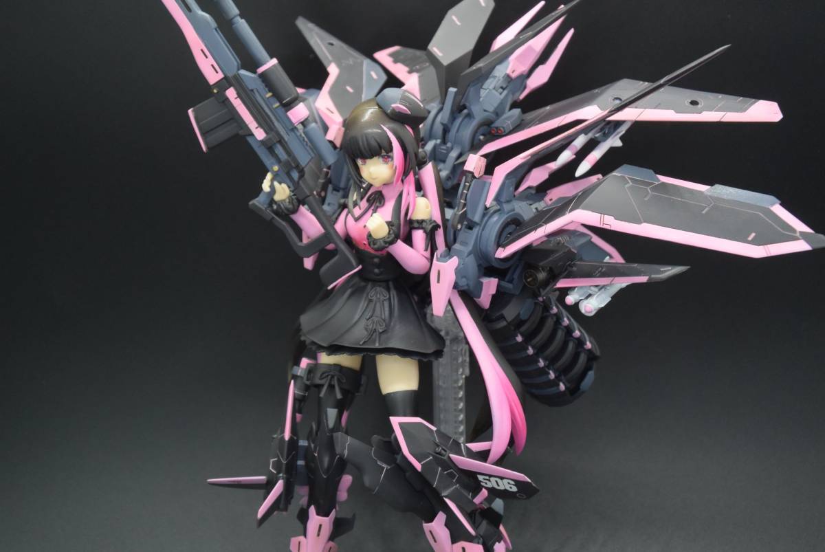 傷や汚れあり】フレームアームズガール FAガール 改造 地雷系風