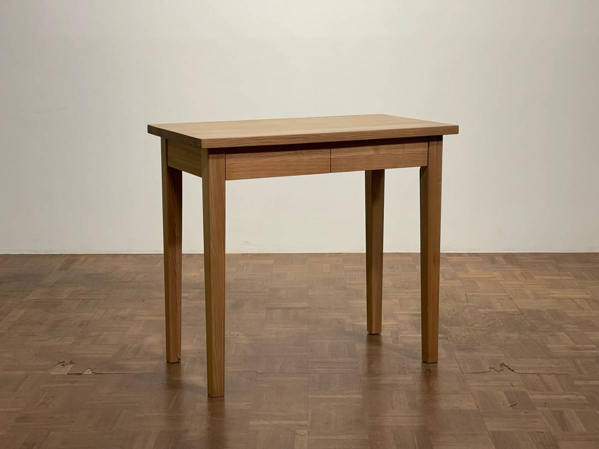 無印良品 天然木タモ材デスク(幅1100/引き出し) 引き出し MUJI 家具