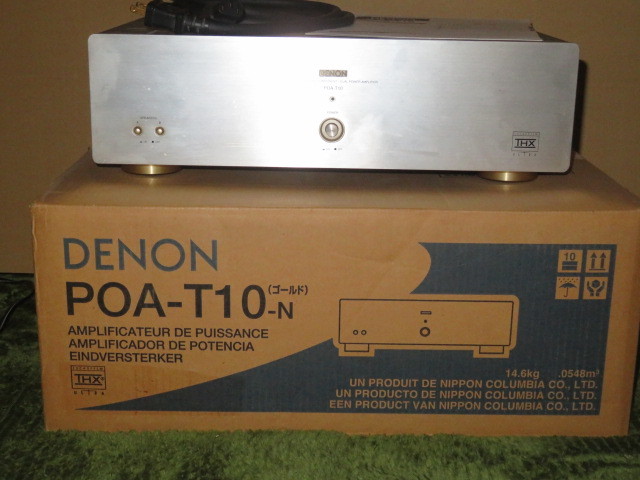 やや傷や汚れあり】DENON POA-T10 2chパワーアンプ デンオン