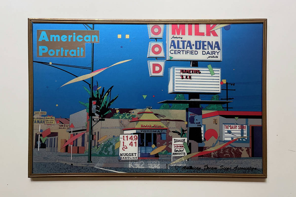 希少 当時物 EIZIN SUZUKI 鈴木英人 American Portrait バフミラー ...
