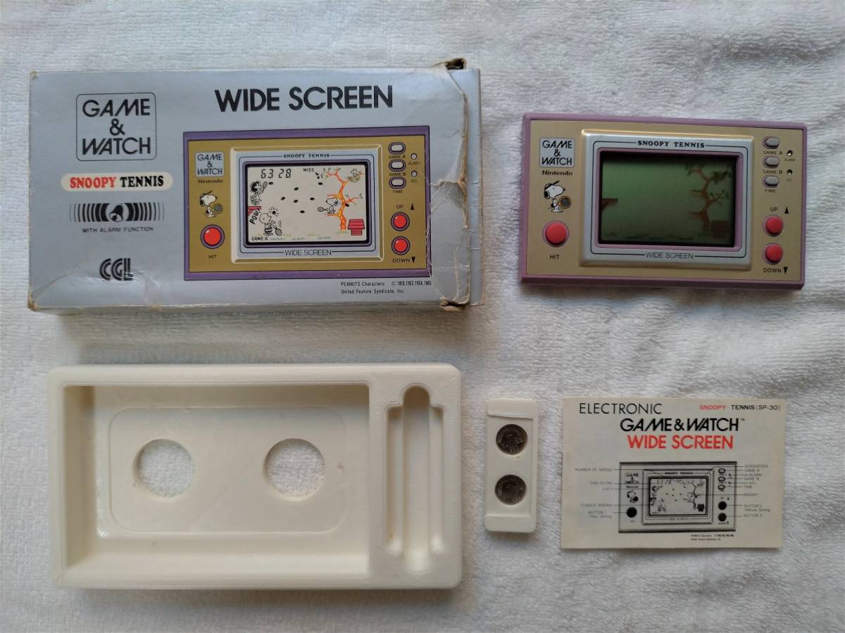 Nintendo GAME & WATCH スヌーピーテニス（SP-30） Yahoo!オークション