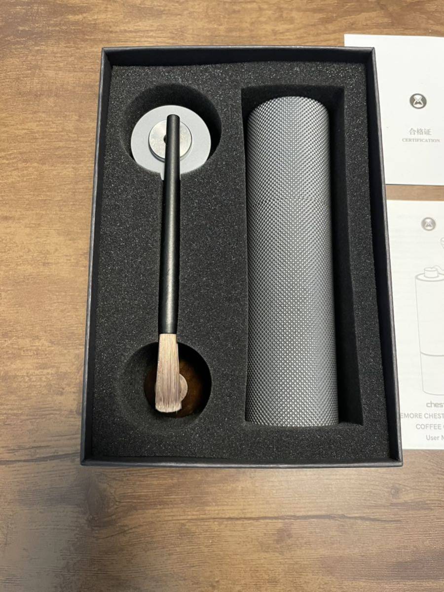 TIMEMORE コーヒーミル 手動 タイムモア Slim Plus 粗さ調整可能 省力性 急速挽く 超細挽き 均一な粉末 ステンレス製 コーヒ タイムモアTIMEMORE コーヒーミル 手動 栗子Slim plus