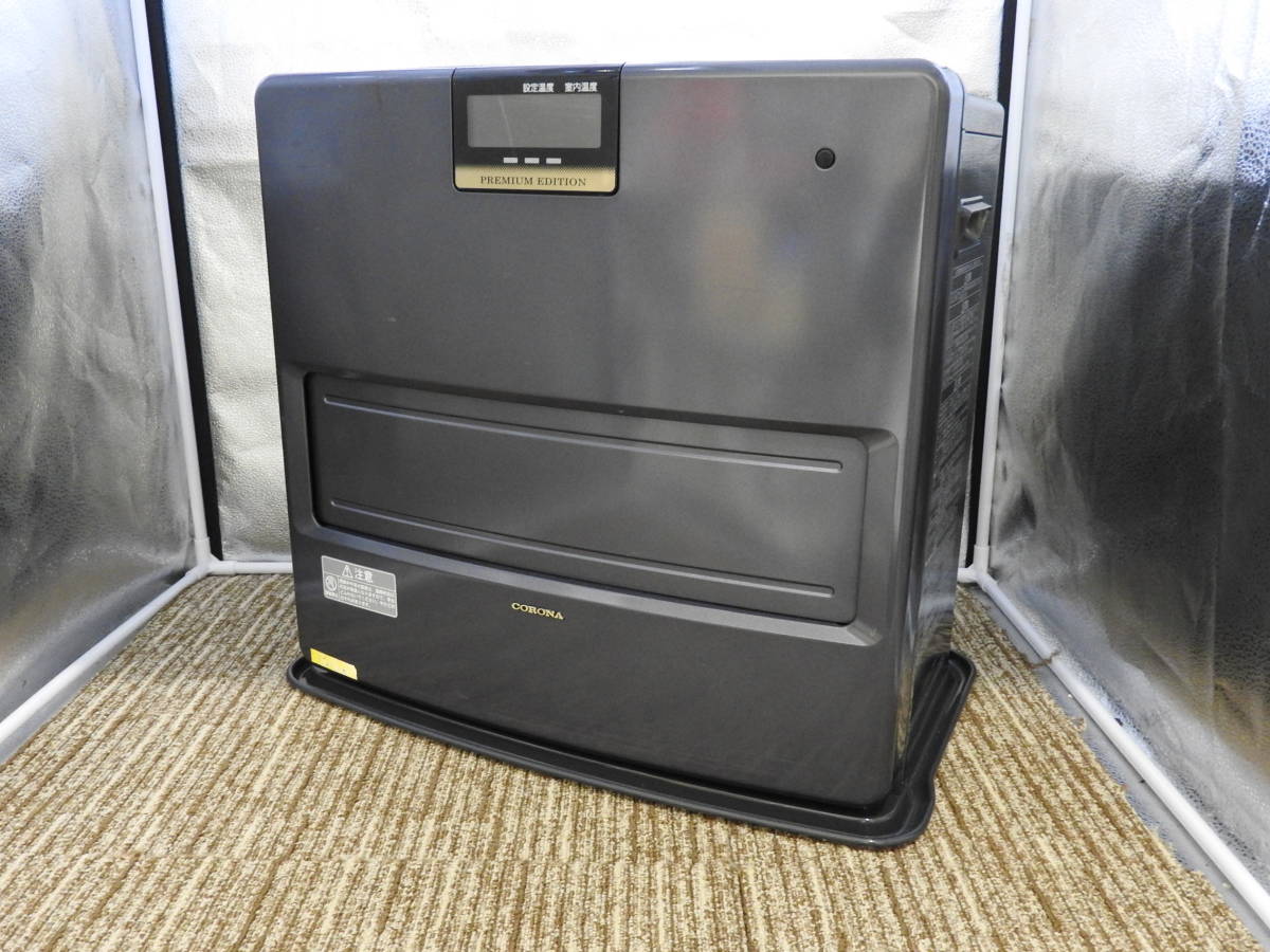 【やや傷や汚れあり】CORONA コロナ 石油ファンヒーター FHWX4613BY 容量7.2L 木造12畳 コンクリート17畳 2014年製 リモコン付き 動作品「管理№F7596」の落札