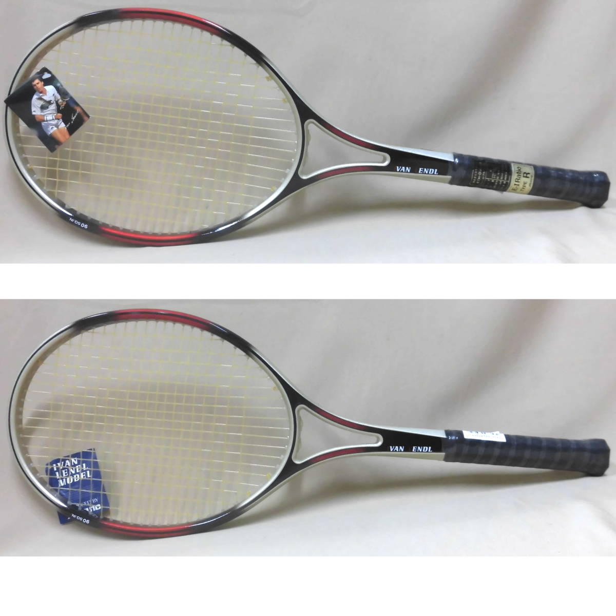 未使用】未使用 ミズノ 硬式 用 テニス ラケット イワン レンドル