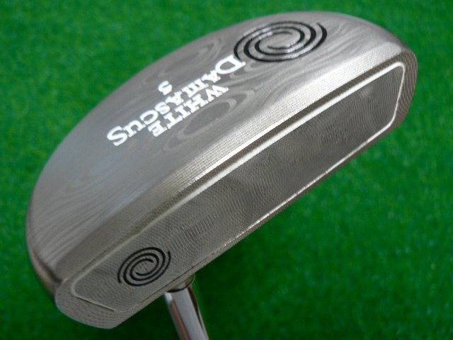 即決！ オデッセイ ホワイトダマスカス #9□34インチ マレット型L字