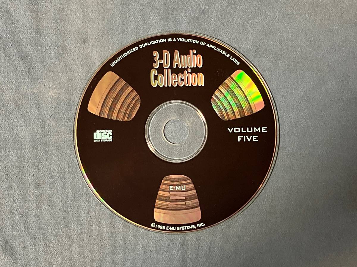 E MU Producer Series Vol 5 3D Audio Collection E MU CD ROM e-mu-producer-series-vol-5-3d-audio-collection-e-mu-cd-rom