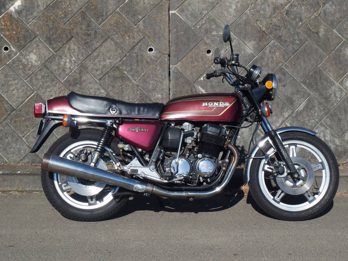 cb750e cb750f2 車検入り