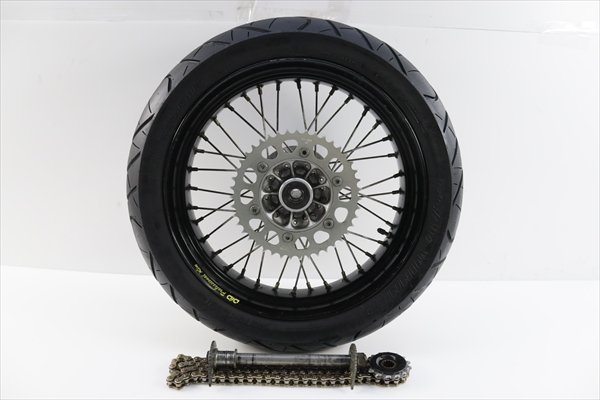 dr250 17インチ ホイールセット タイヤ未走行 120/70r17 150
