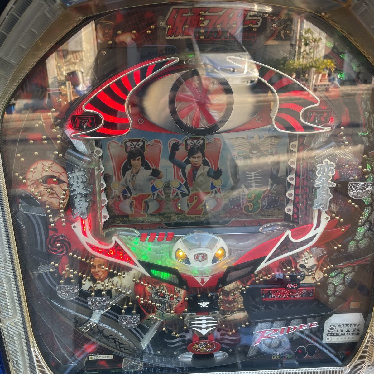 京楽 CR仮面ライダー MR3 パチンコ実機 本体