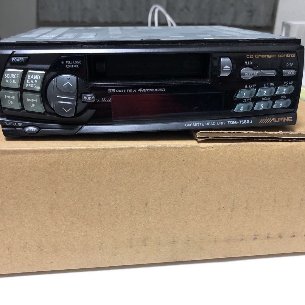 カーオーディオ　アルパイン　カセットデッキ　CDチェンジャー カーオーディオアルパインカセットデッキCDチェンジャー