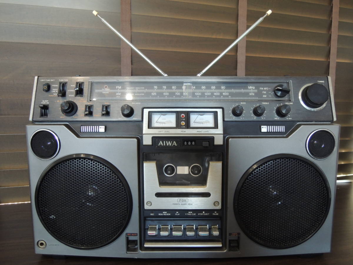 AIWA 3バンドラジカセ TMR-550NA リンガフォンシステム デッド