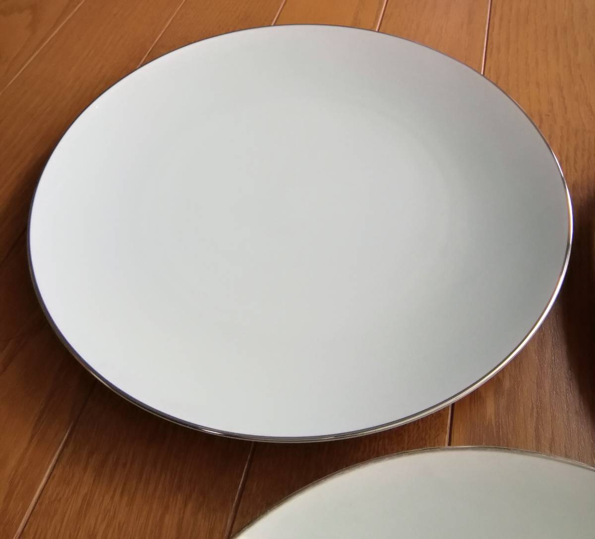 未使用に近い】ノリタケ Noritake 皿 大皿 プレート 3枚セット 白無地