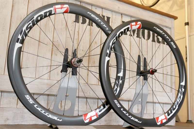 Vision Metron55 SL disc クリンチャー Vision Metron 55 SL Clincher Wheelset - Bike