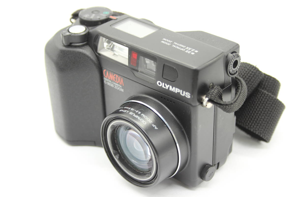 【傷や汚れあり】【返品保証】 【便利な単三電池で使用可】オリンパス Olympus Camedia C3030 AF 3x Optical