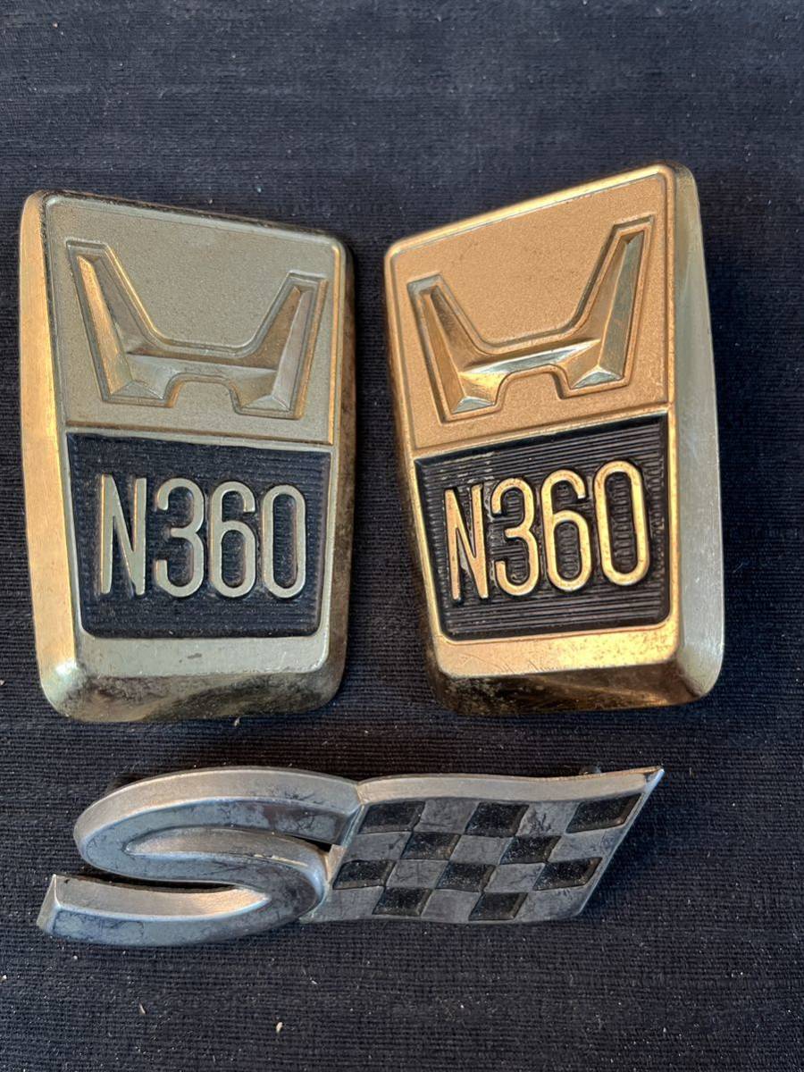 HONDA N360エンブレム ホンダN360 フロント旧ロゴエンブレム ホンダ