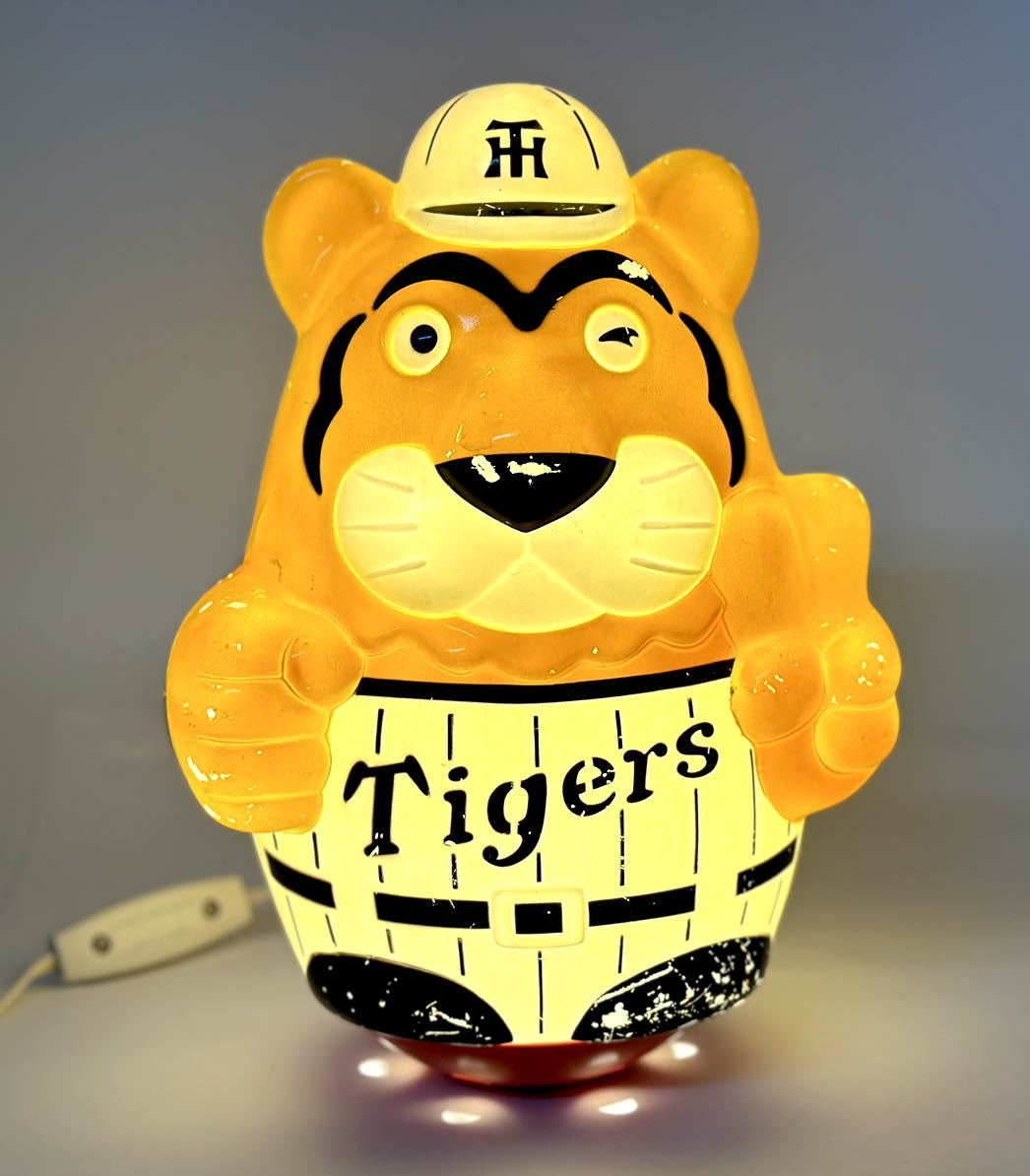 傷や汚れあり】阪神タイガース トラ吉 スタンドライト 野球