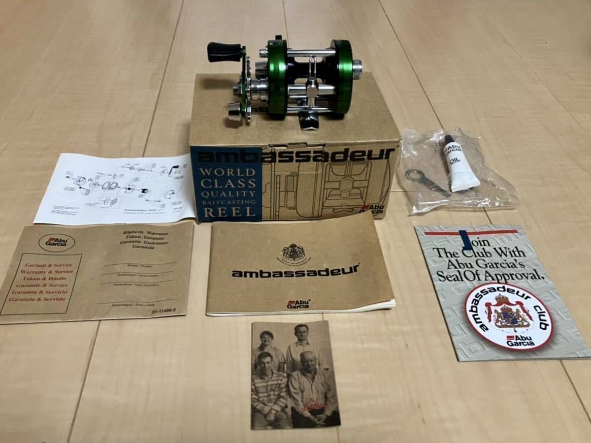 希少未実釣】アブガルシアアンバサダー2500C ベイトリール右ハンドル