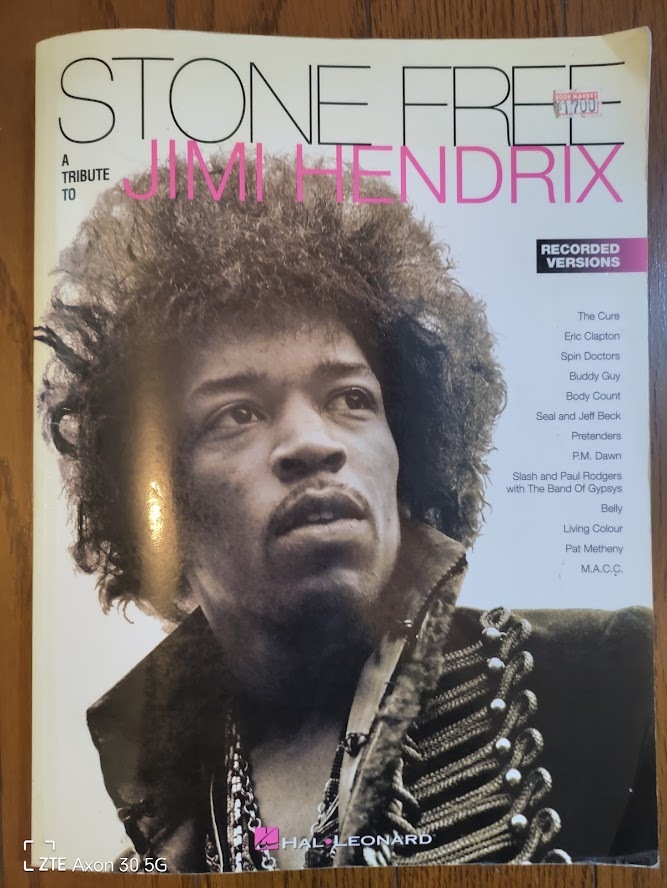 STONE FREE JIMI HENDRIX 楽譜集